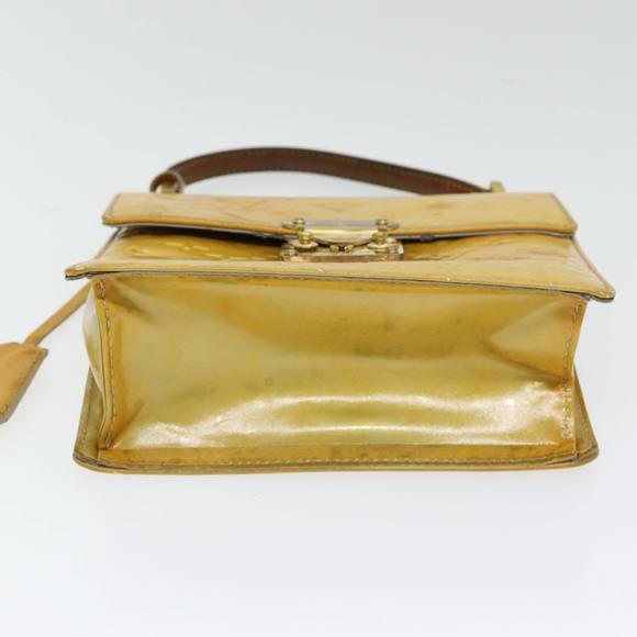 LOUIS VUITTON Monogram Vernis Spring Street Hand Bag Gris M91029 LV Auth 85434 - Picture 5 of 16